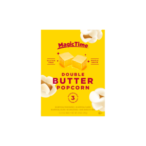 MAGICTIME MICROWABALE DOUBLE BUTTER POPCORN