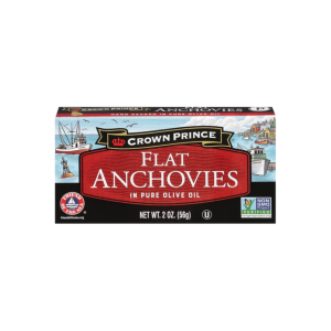 CROWN PRINCE FLAT ANCHOVIES IN OLIVE OIL