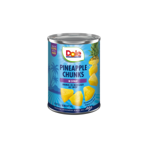 DOLE PINEAPPLE CHUNKS IN SYRUP