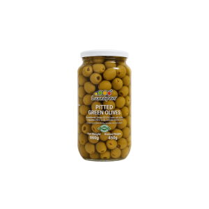 LUXEAPERS GREEN PITTED OLIVES